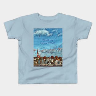 Flensburg meine Stadt. Flensburg, my city Kids T-Shirt